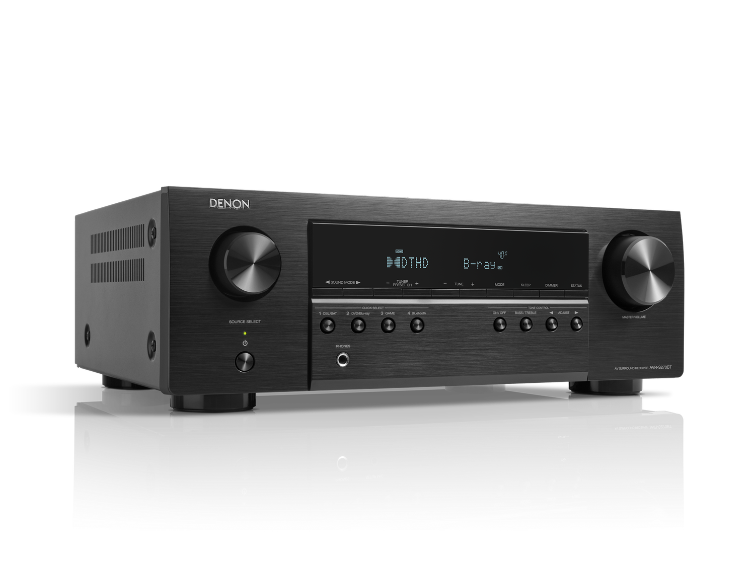 AVR-S270BT, Black, dynamic
