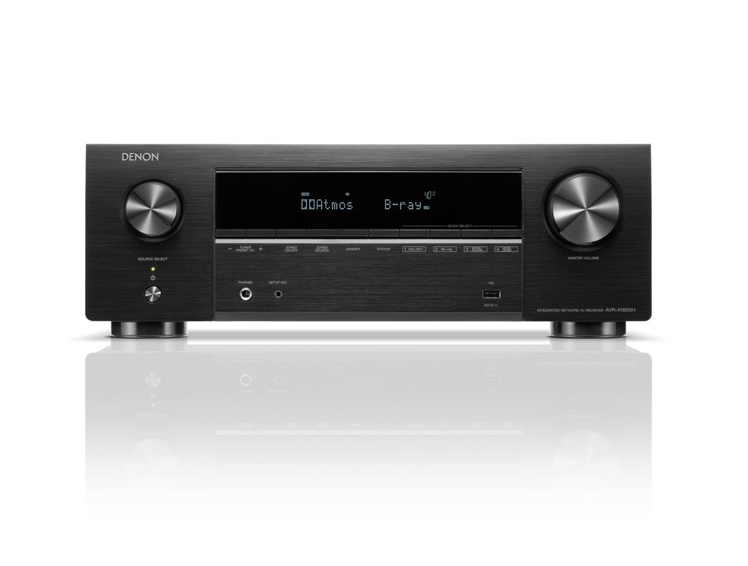 AVR-X1800H, Black, dynamic