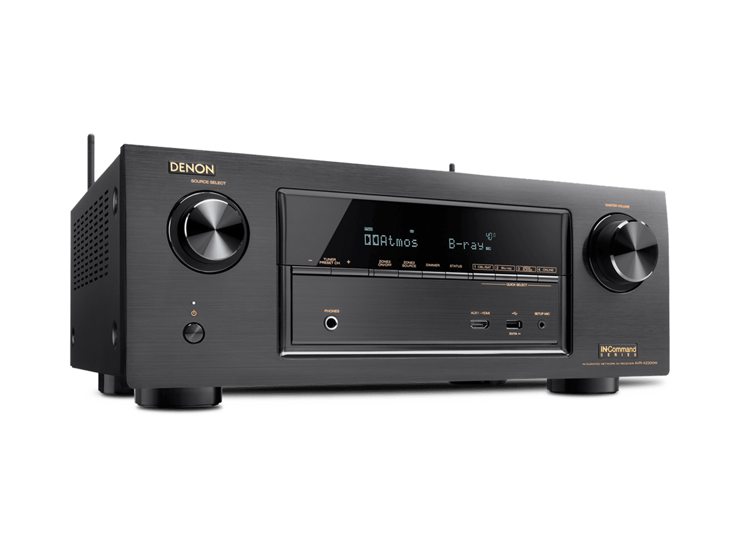 AVR-X2200W, Black, dynamic