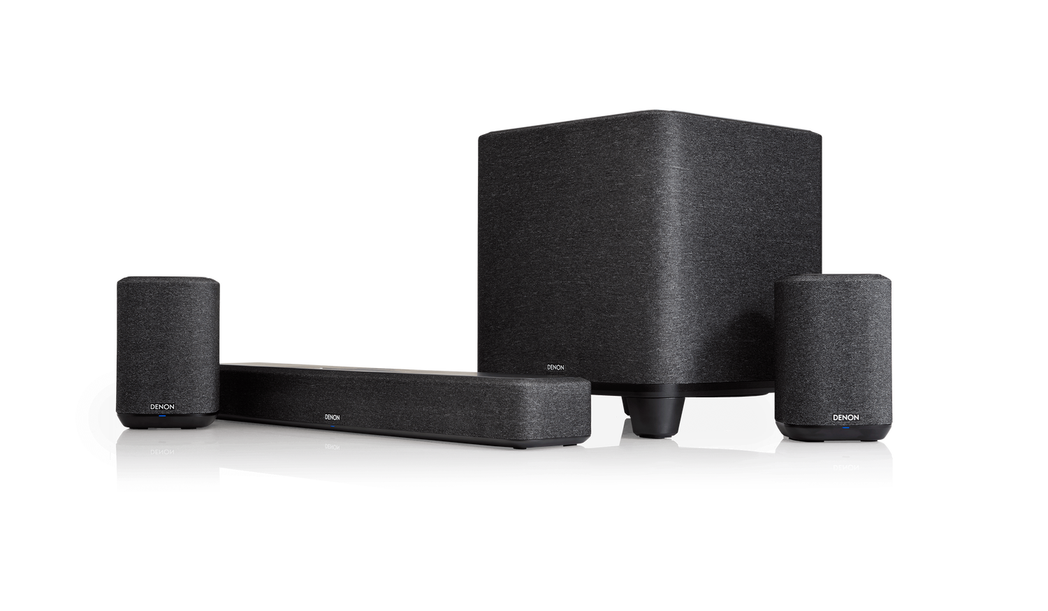 Denon Home Wireless 5.1 Home Theater System, Black, dynamic