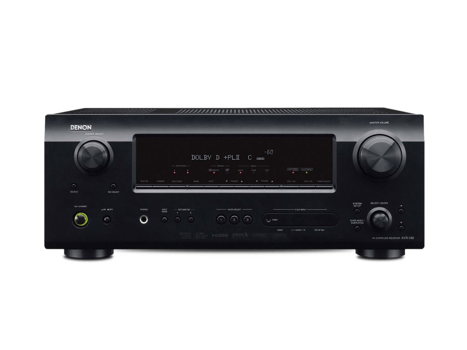 AVR-589, Black, dynamic