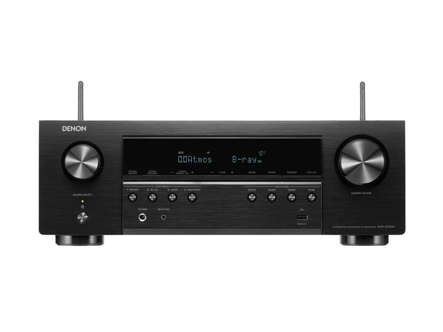 AVR-S760H, Black, dynamic