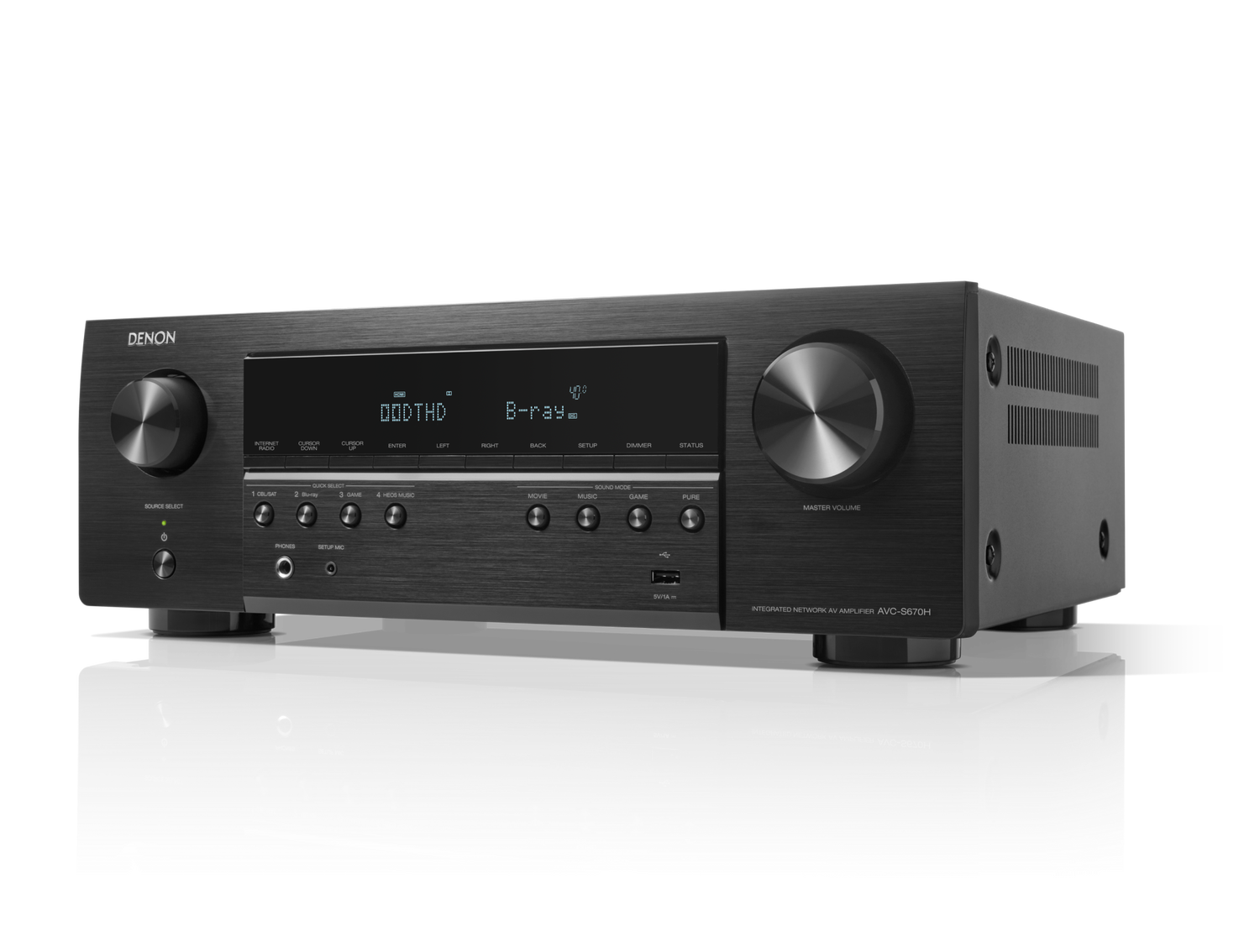 AVC-S670H, Black, dynamic