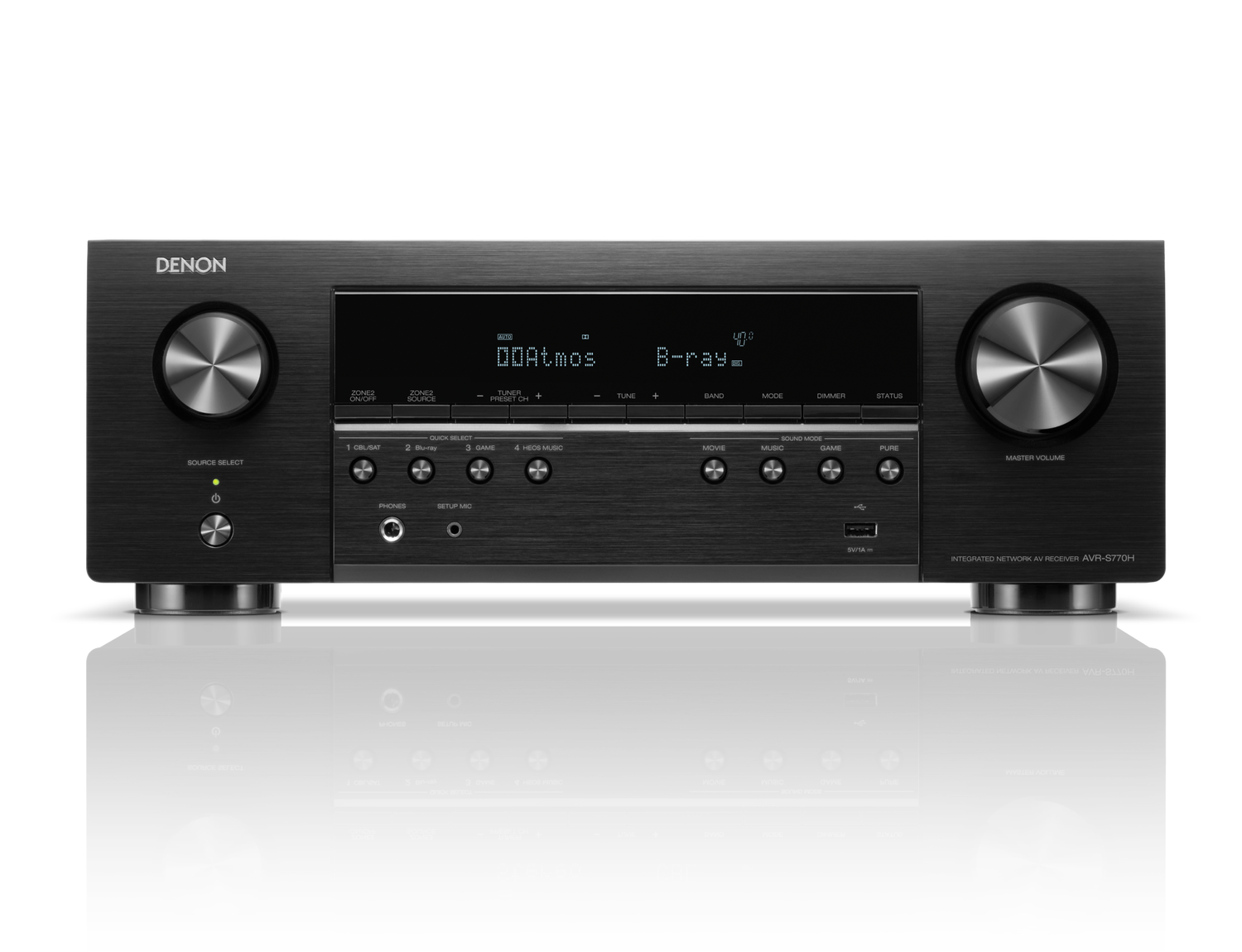 AVR-S770H, Zwart, dynamic