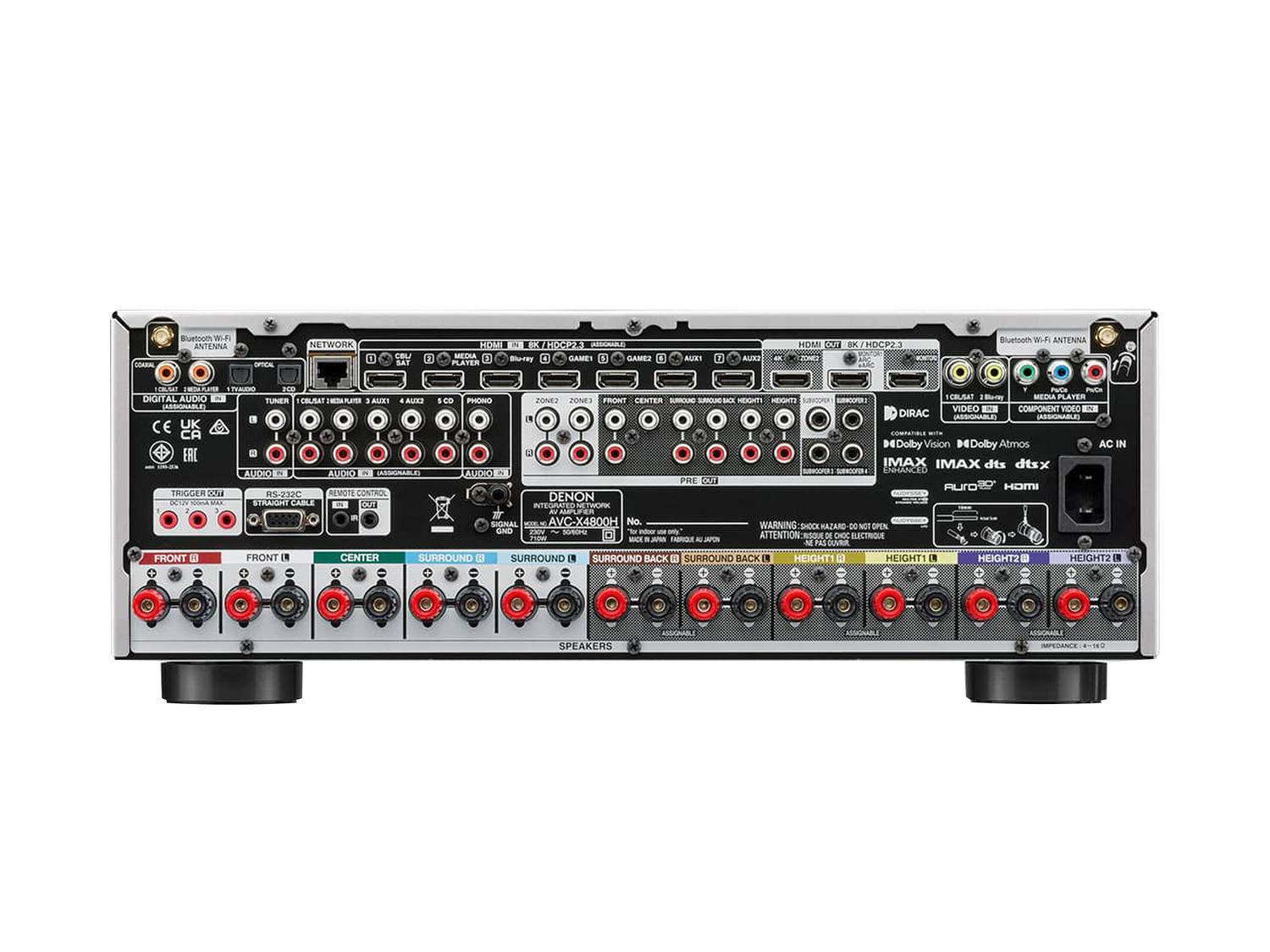 AVC-X4800H, Zilver, dynamic
