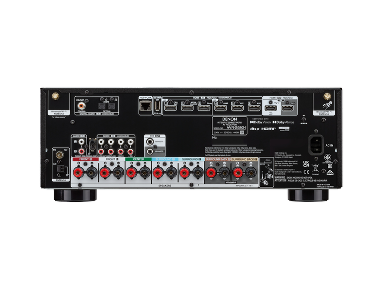 AVR-S980H, Black, dynamic