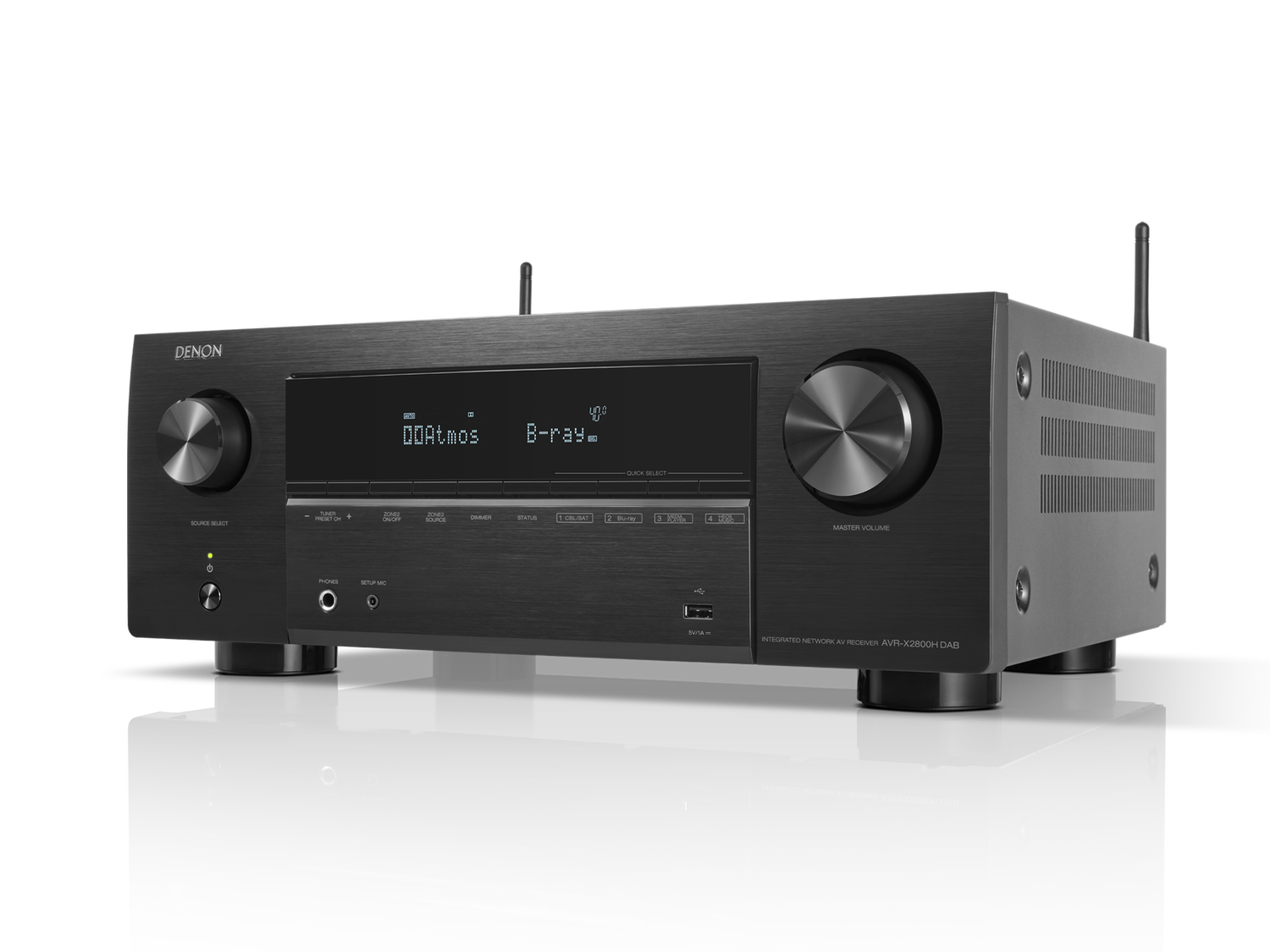 AVR-X2800H DAB, Black, dynamic