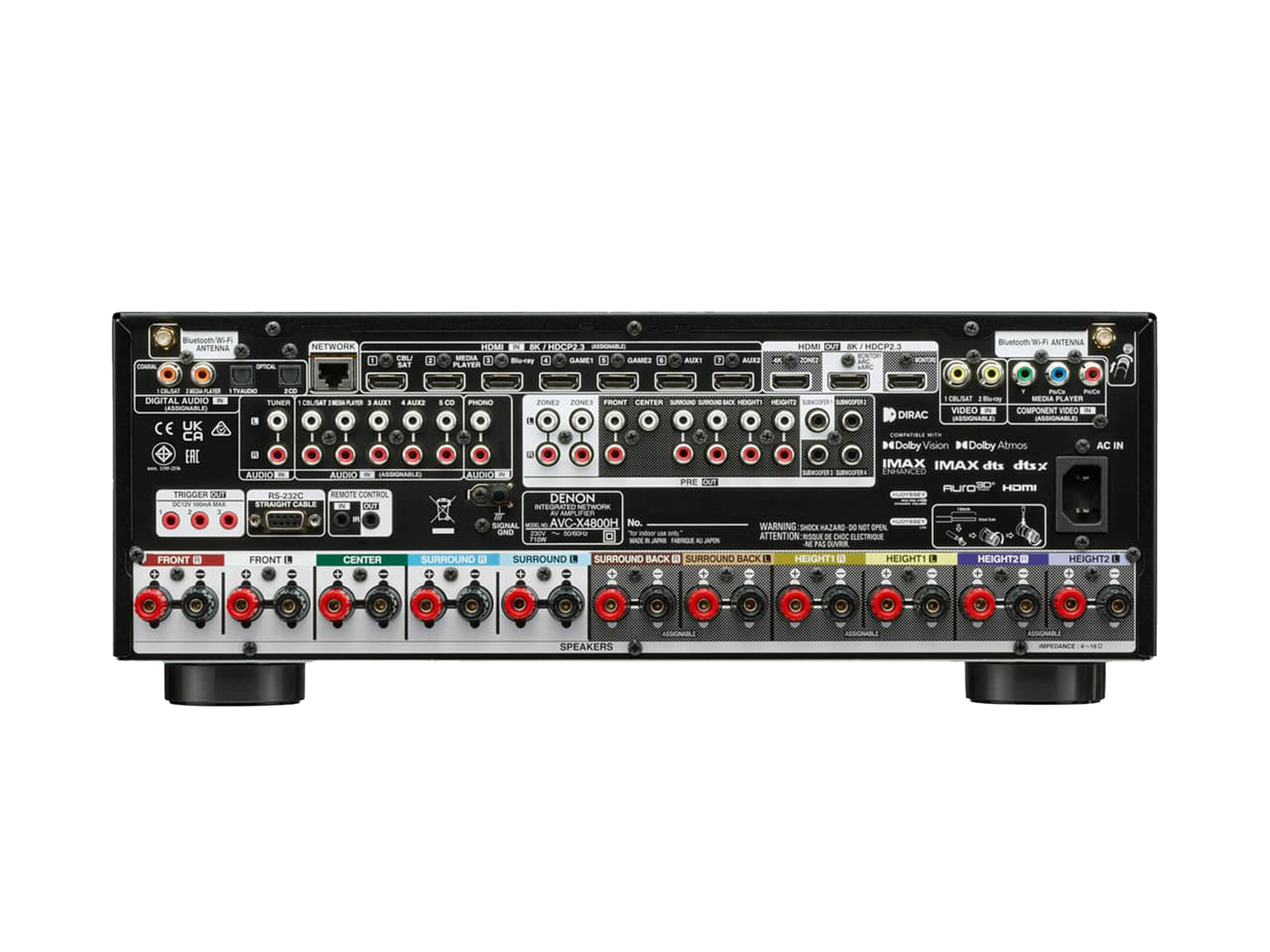 AVC-X4800H, Black, dynamic
