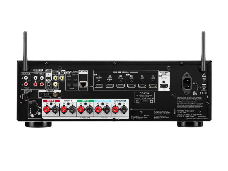 AVR-S660H, Zwart, dynamic