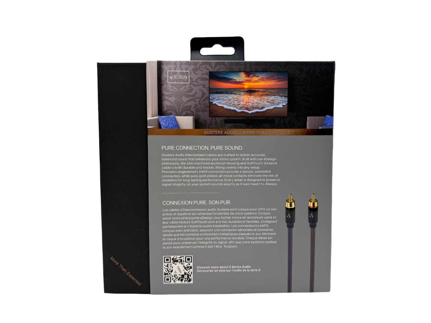 V Series Audio Interconnect Cable 2.0m, , dynamic