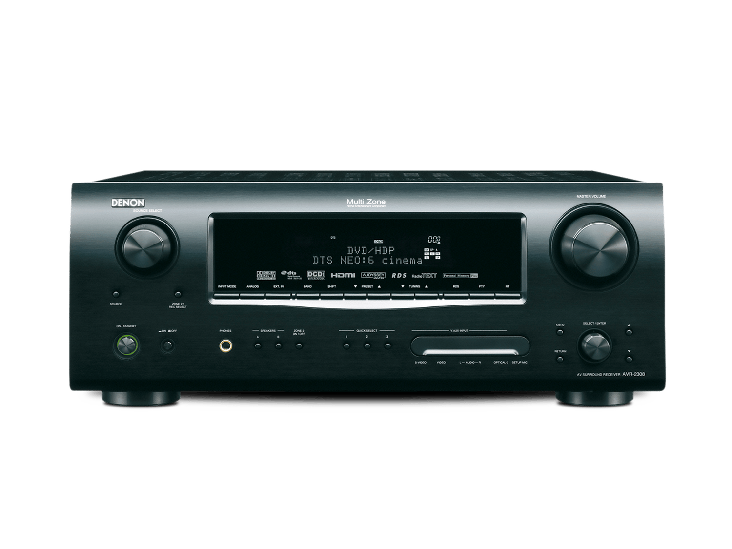 AVR-2308, Black, dynamic