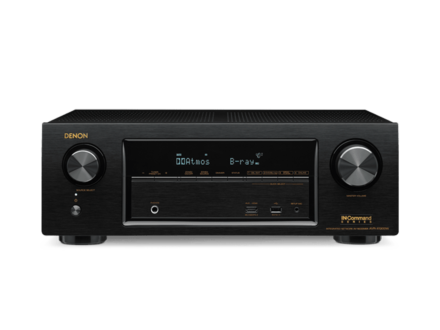 AVR-X1300W - 7.2 Ch. 80W 4K AV Receiver with Wi-Fi & Bluetooth