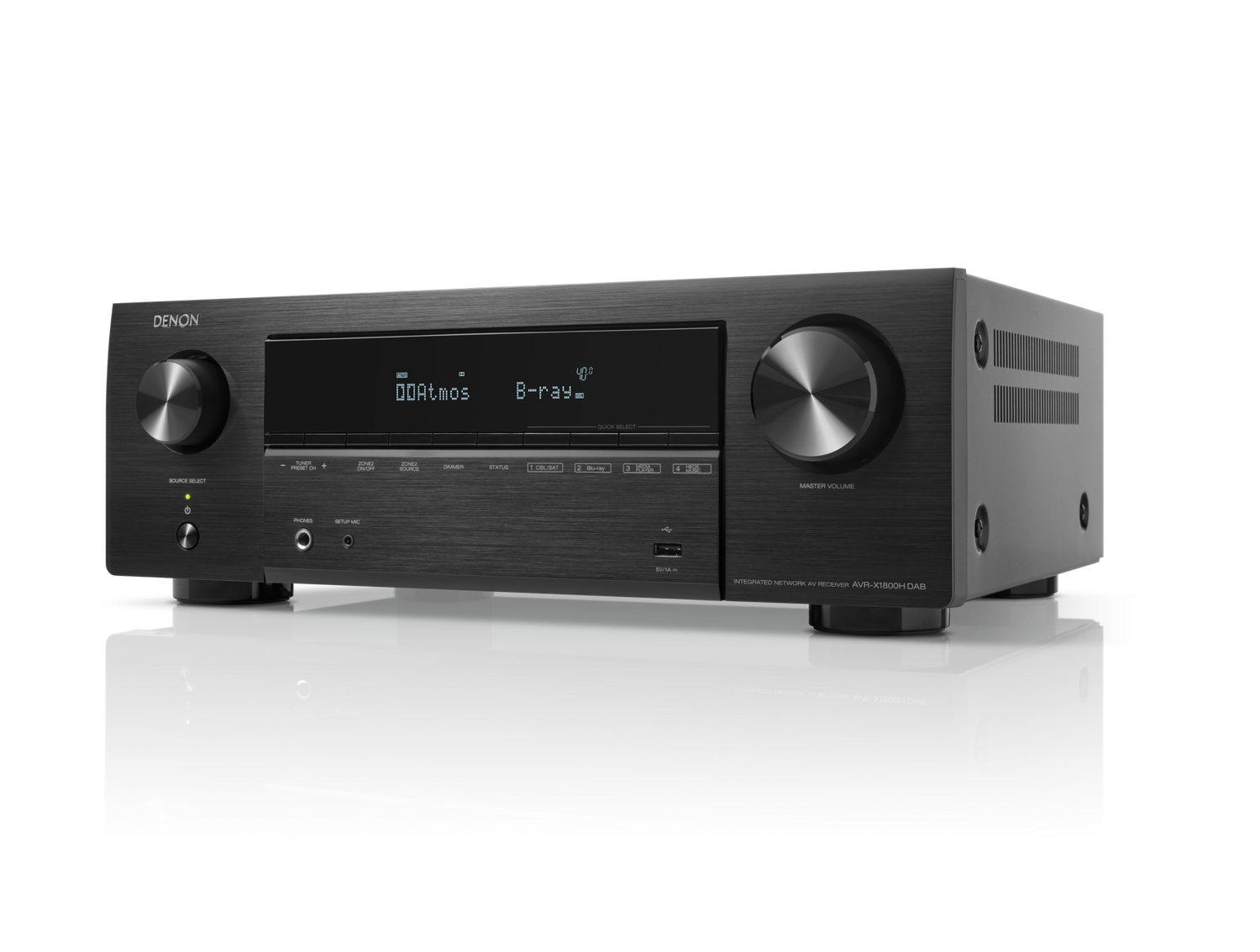 AVR-X1800H DAB, Black, dynamic