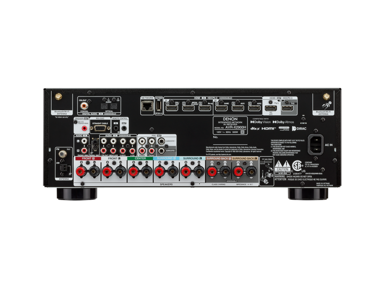 AVR-X2900H, Black, dynamic