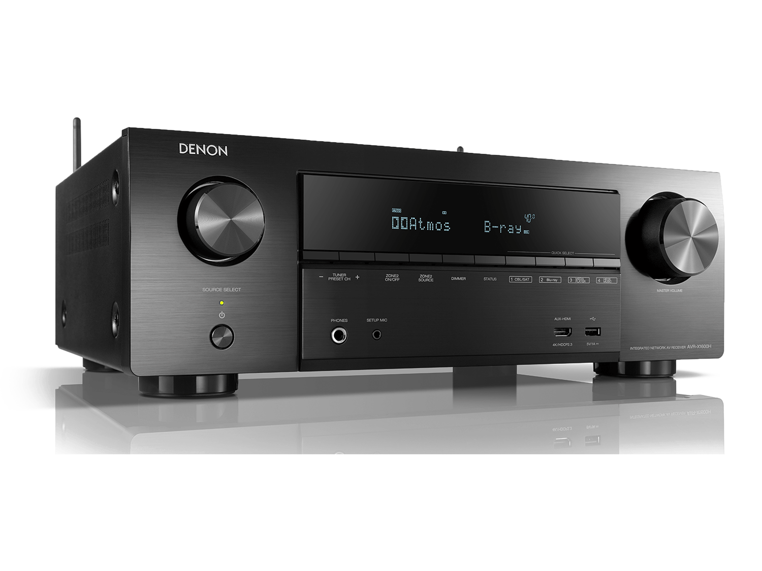 AVR-X1600H, 黑色, dynamic