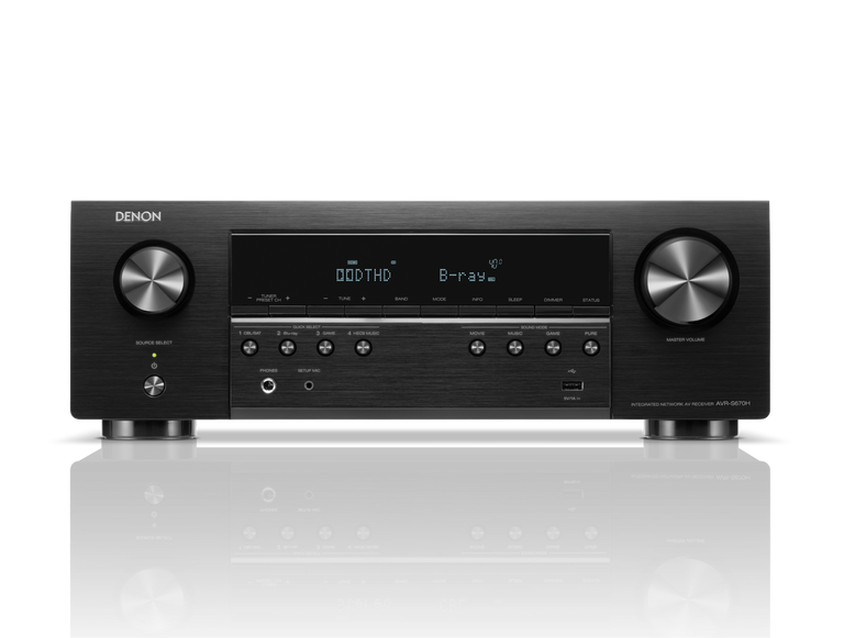 AVR-S670H, Black, dynamic