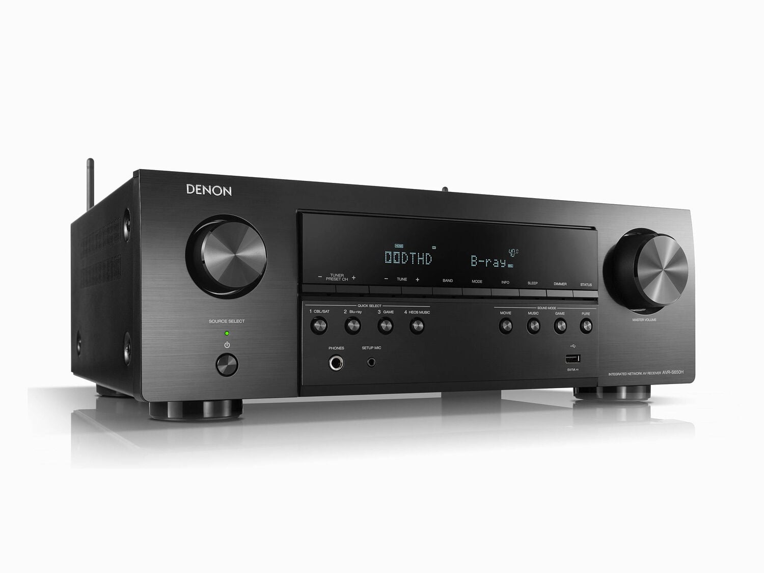 AVR-S650H, Black, dynamic
