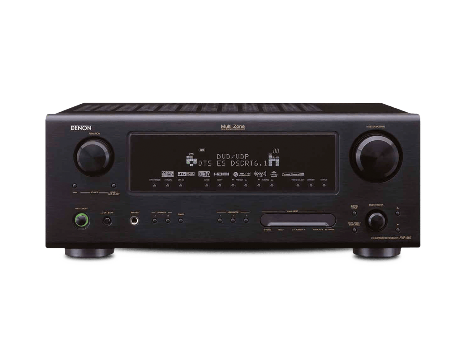 AVR-887, Black, dynamic