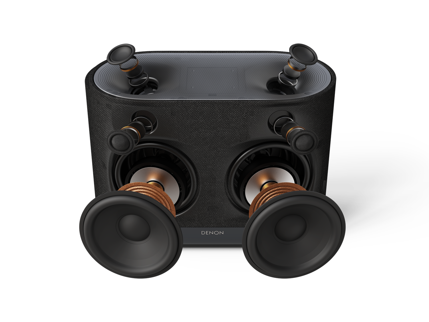 Denon Home 400, Charcoal, dynamic