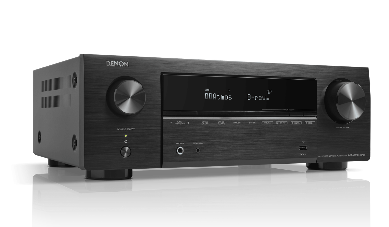 AVR-X1700H DAB, Zwart, dynamic