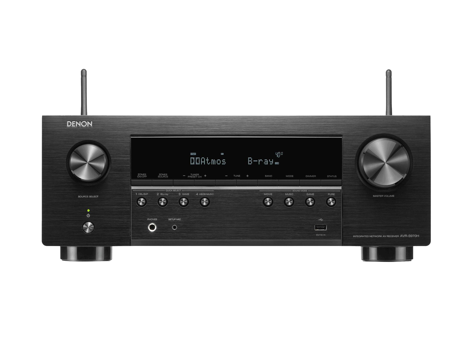 AVR-S970H, Black, dynamic