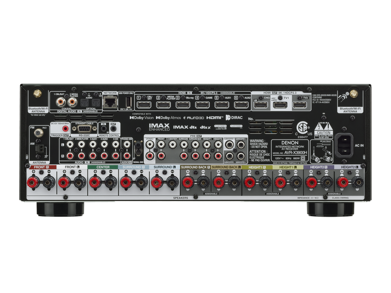 AVR-X3900H, Black, dynamic