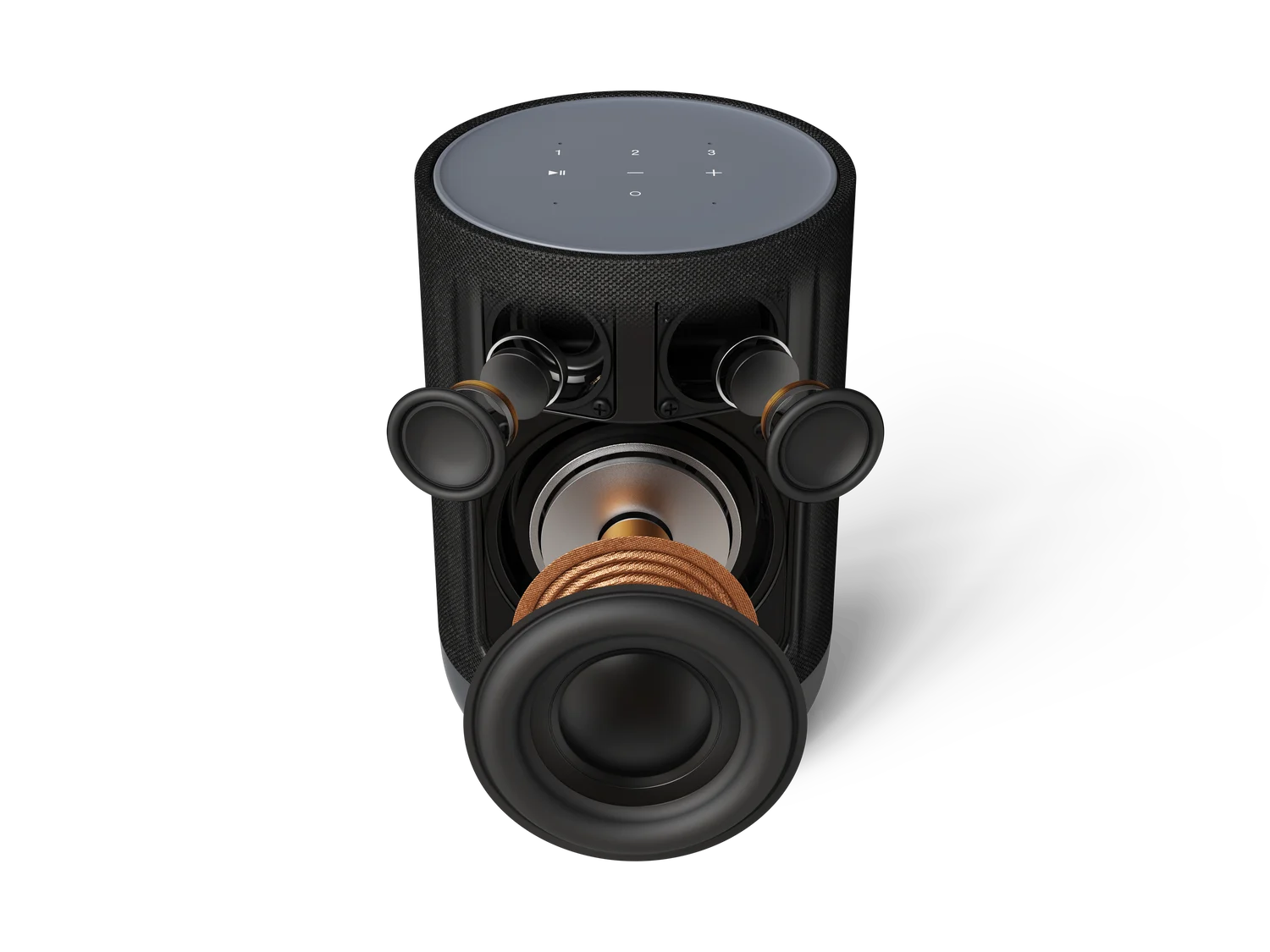 Denon Home 200, チャコール・ブラック, dynamic