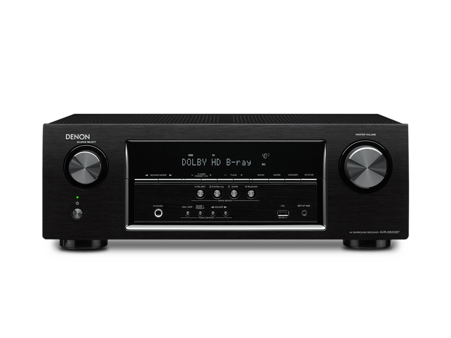 AVR-S500BT, Black, dynamic