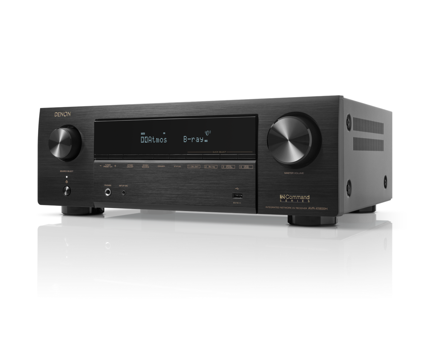 AVR-X1800H, Black, dynamic
