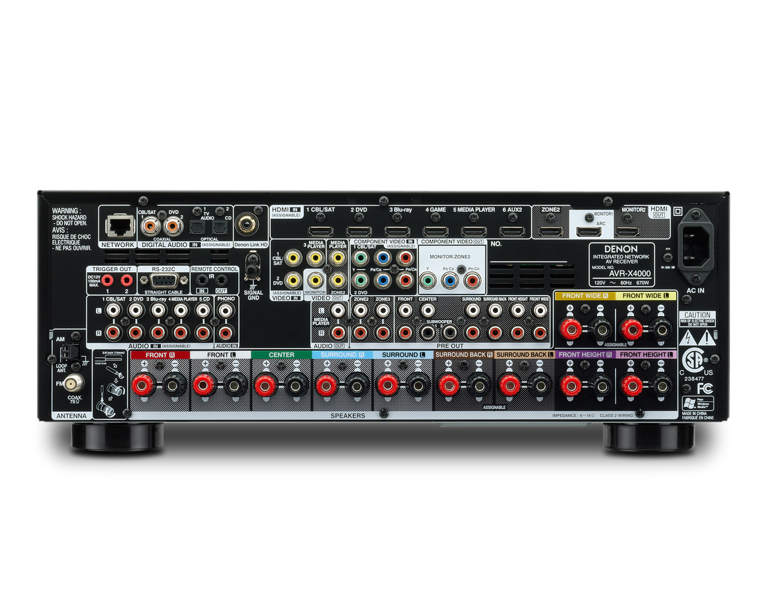 AVR-X4000, , dynamic