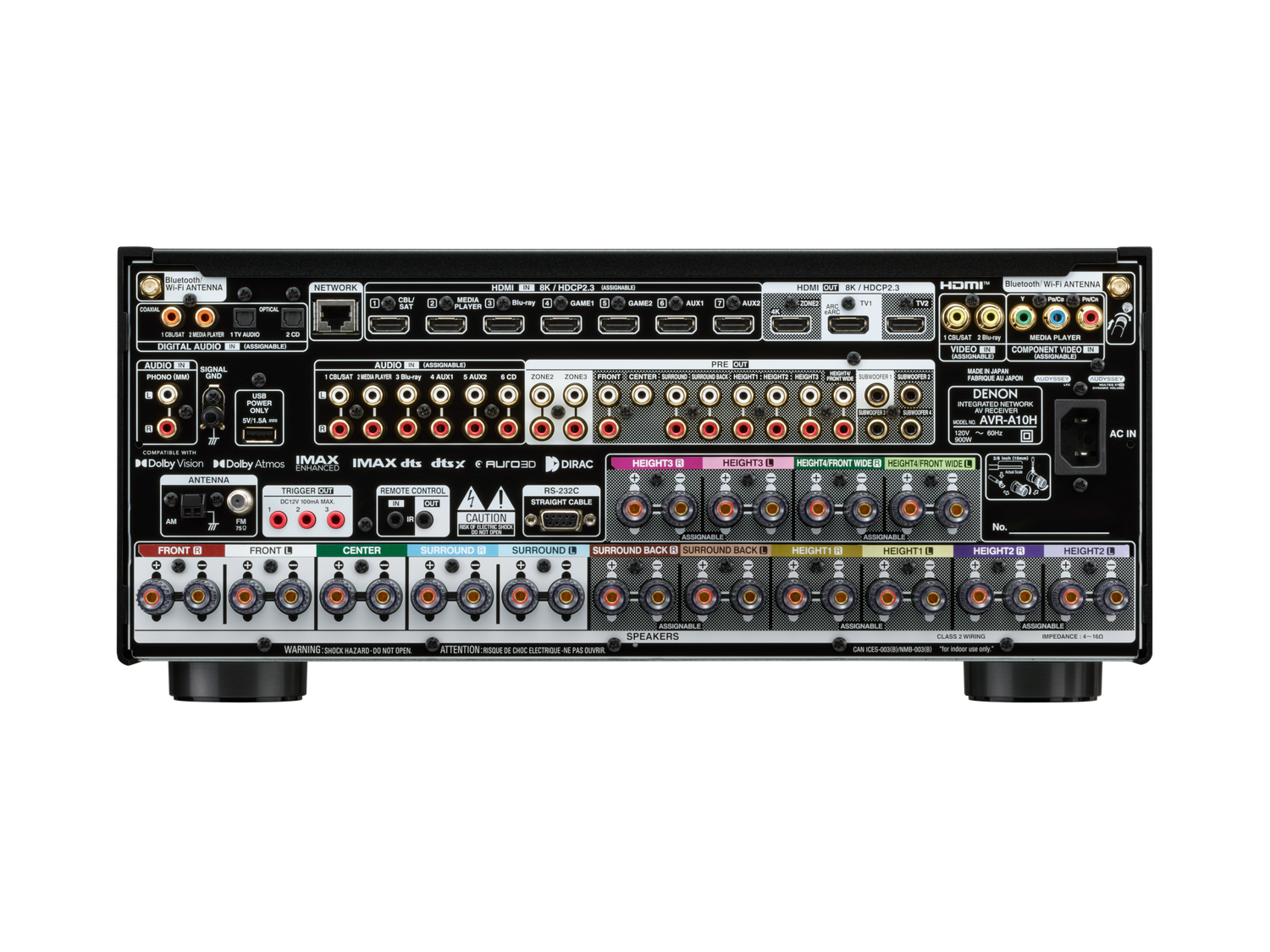 AVR-A10H, Black, dynamic