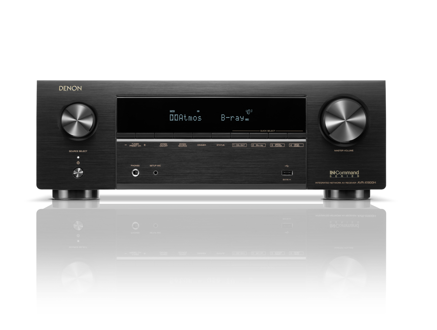 AVR-X1800H, Black, dynamic