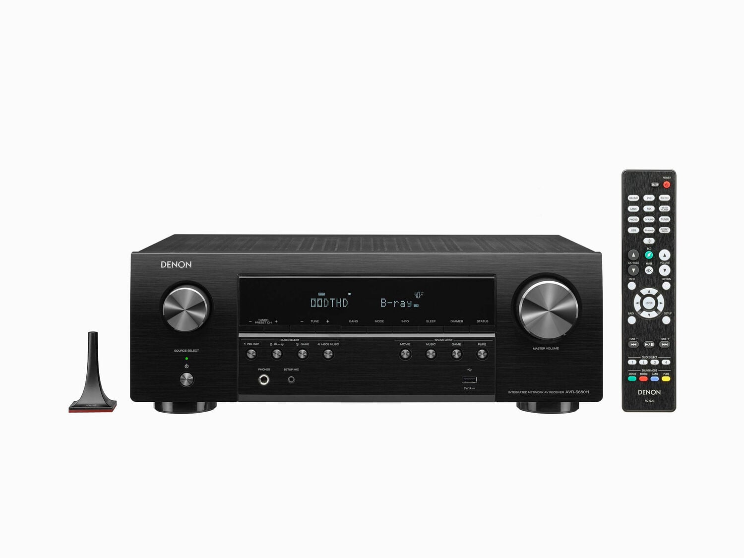 AVR-S650H, Black, dynamic