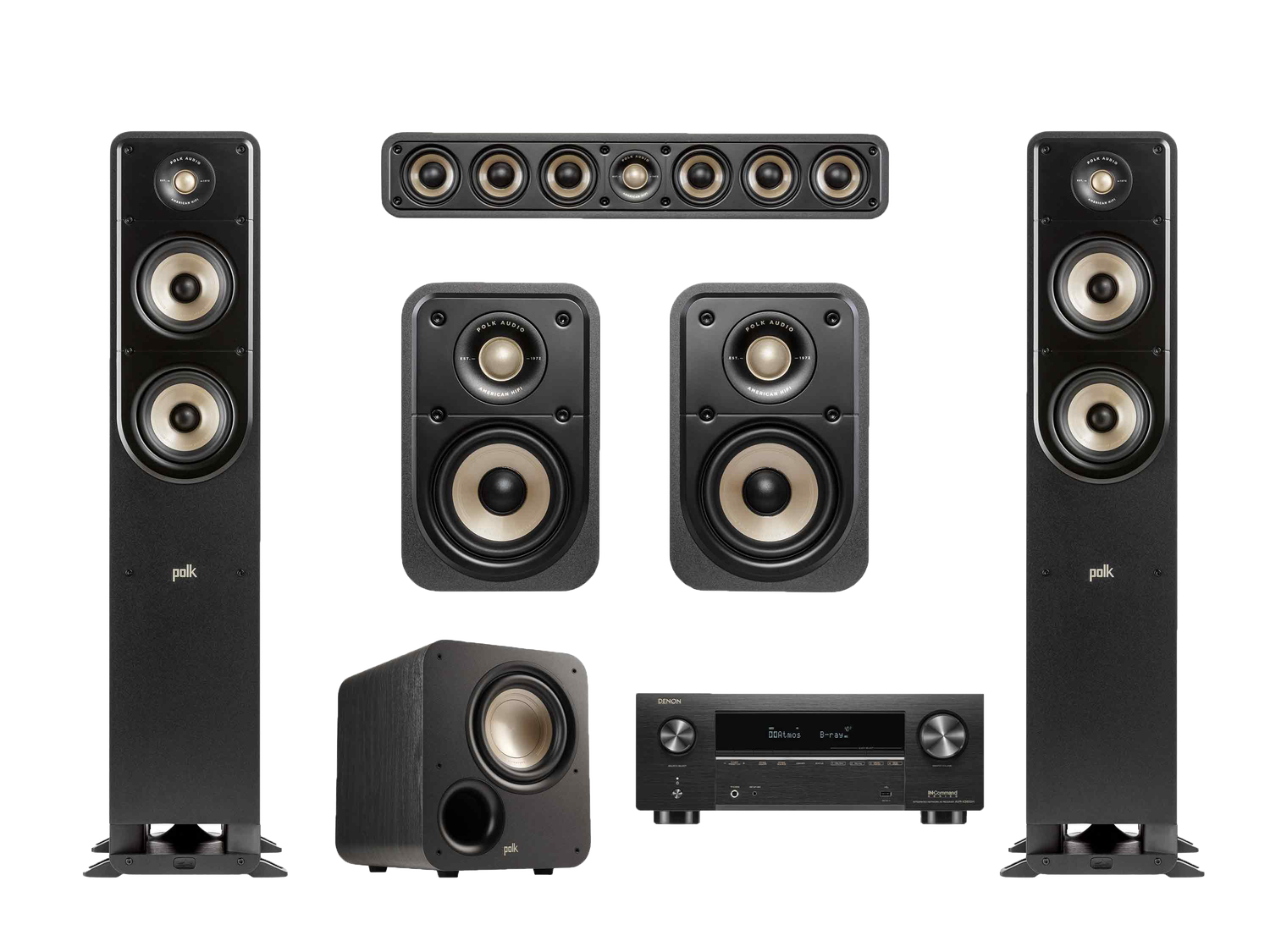 ホームシアターセット DENON Signature Elite 5.2-Channel System With AVR - Home Theater System