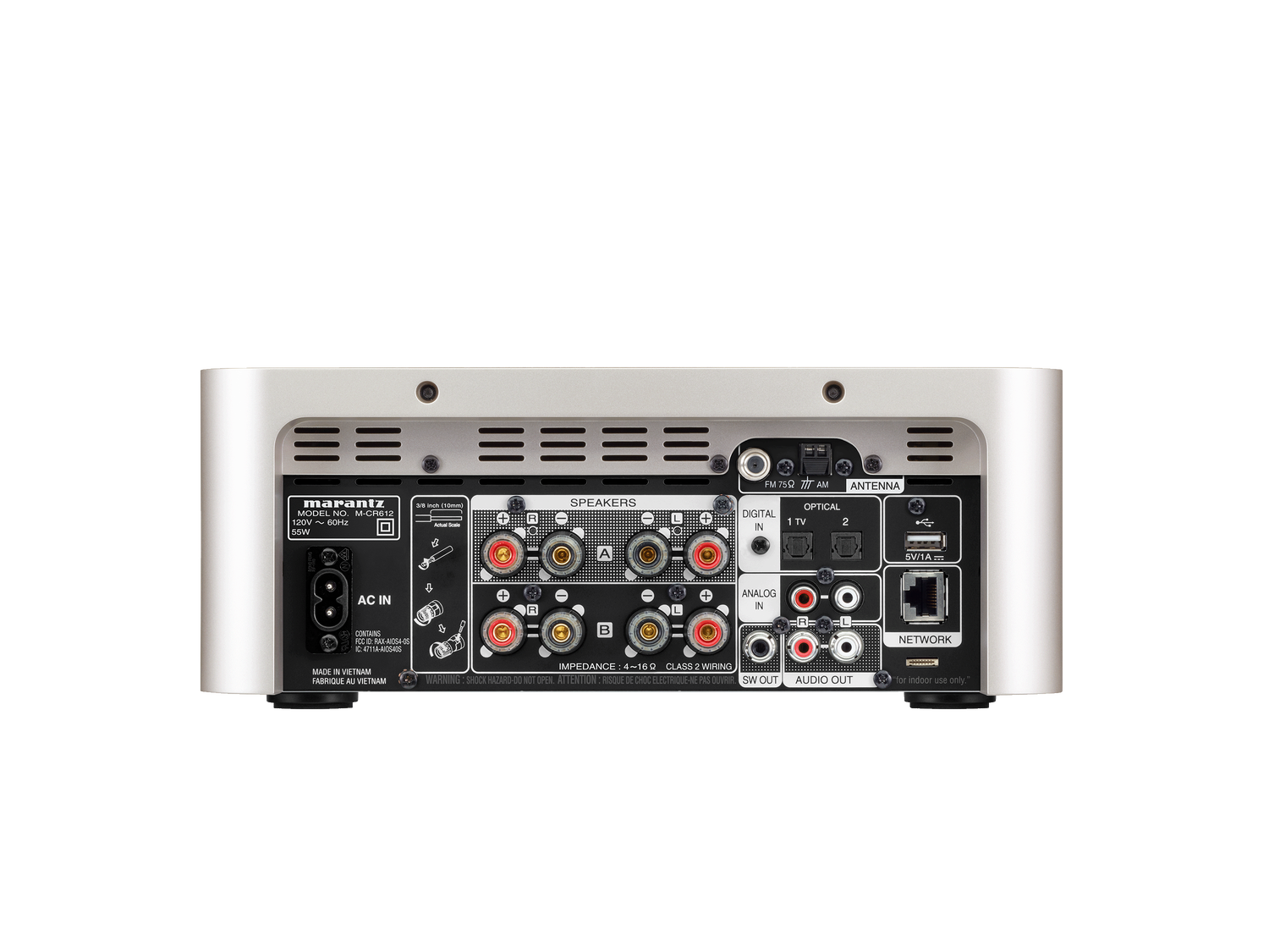 M-CR612 - Silver gold back view