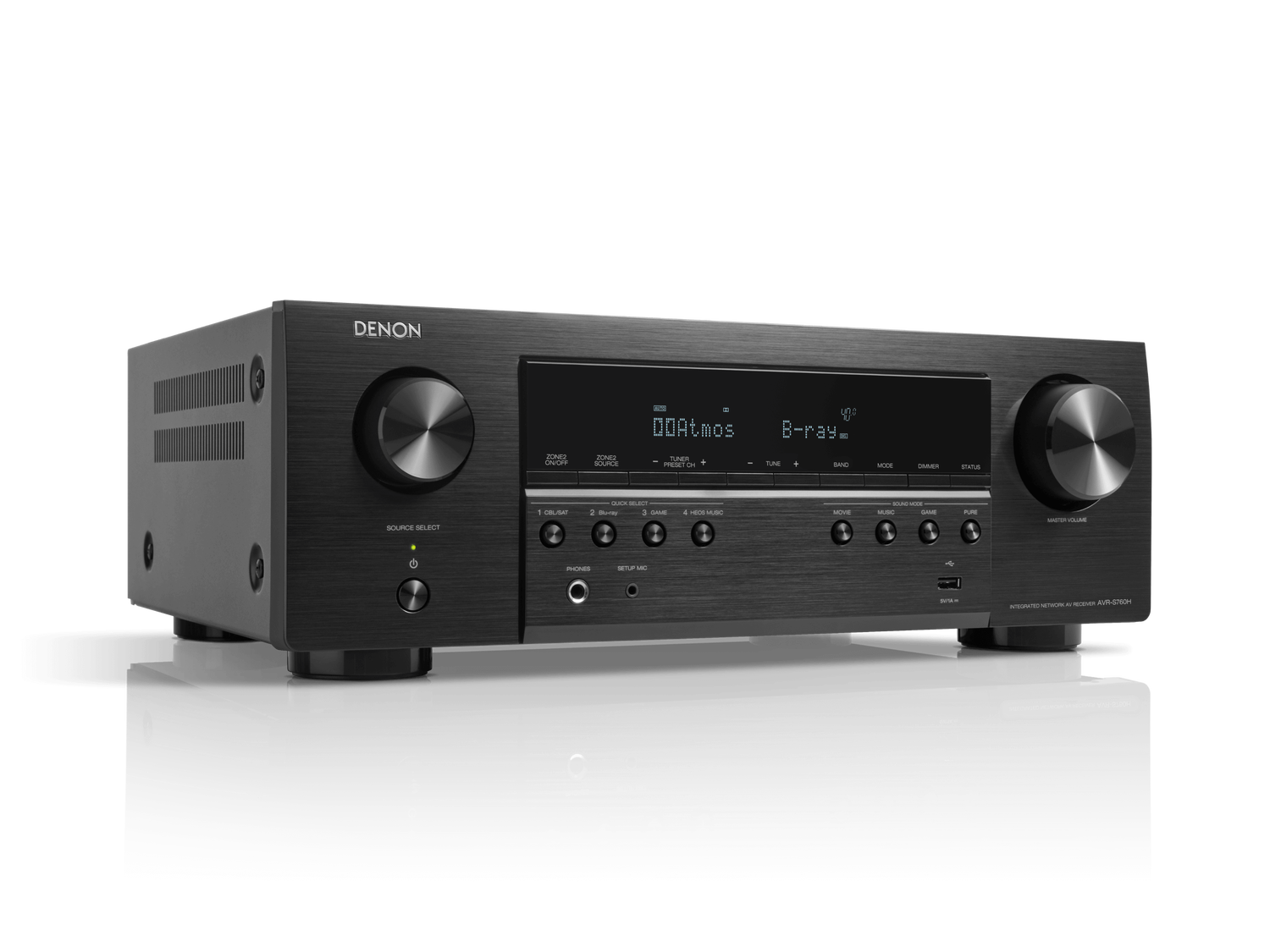 AVR-S760H, Black, dynamic