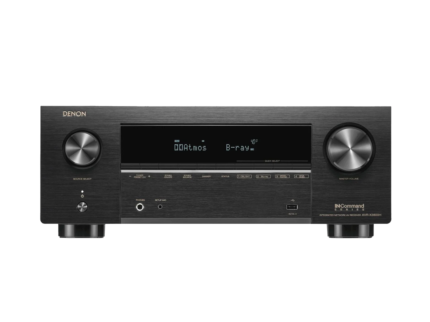 AVR-X3800H, Black, dynamic