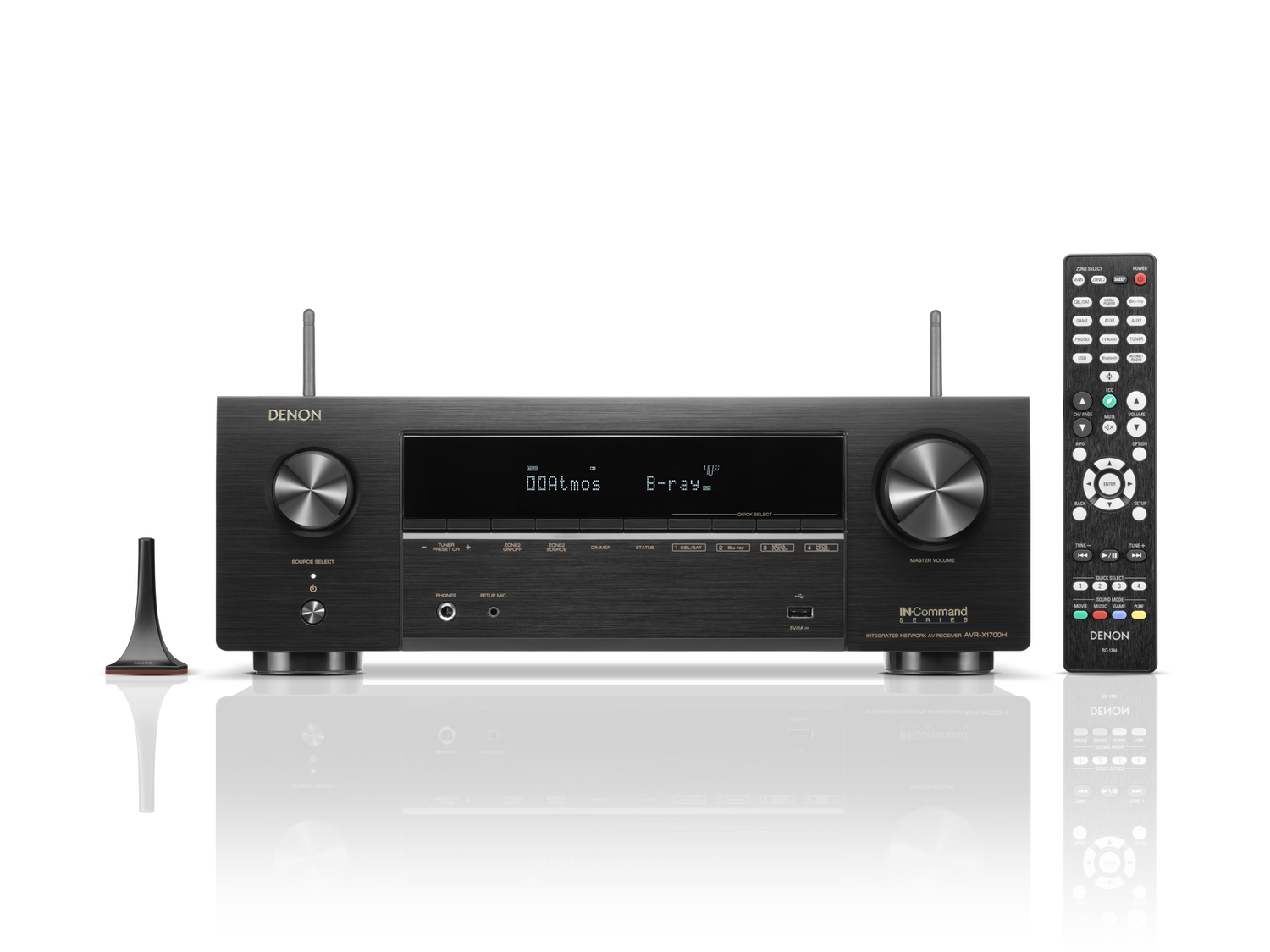 AVR-X1700H, Black, dynamic