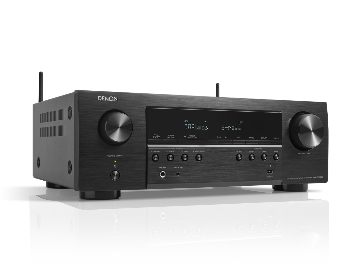 AVR-S760H, Black, dynamic