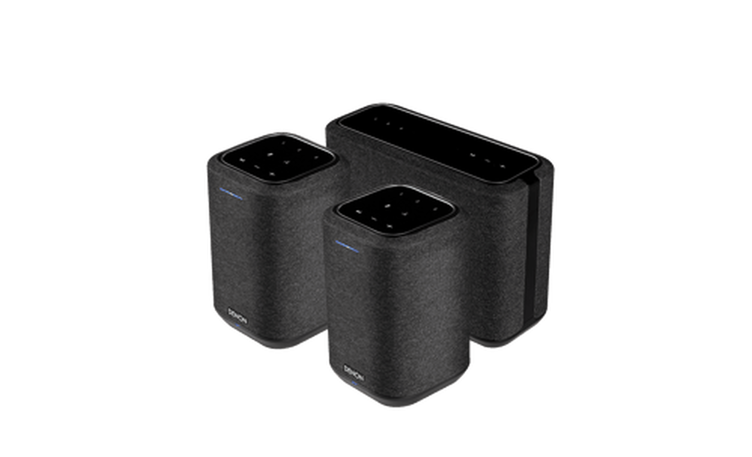 Ensemble Multiroom Denon Home 250 + Denon Home 150 (lot de 2), Black, dynamic