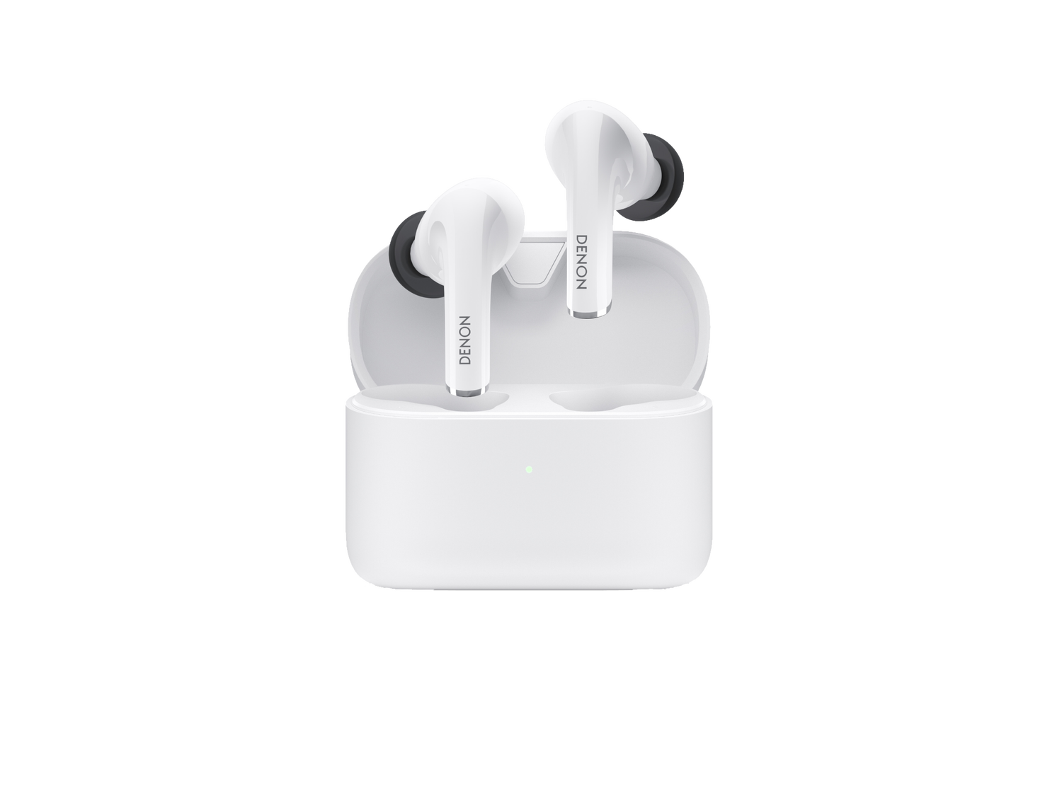 Denon Noise Cancelling Earbuds, White, dynamic