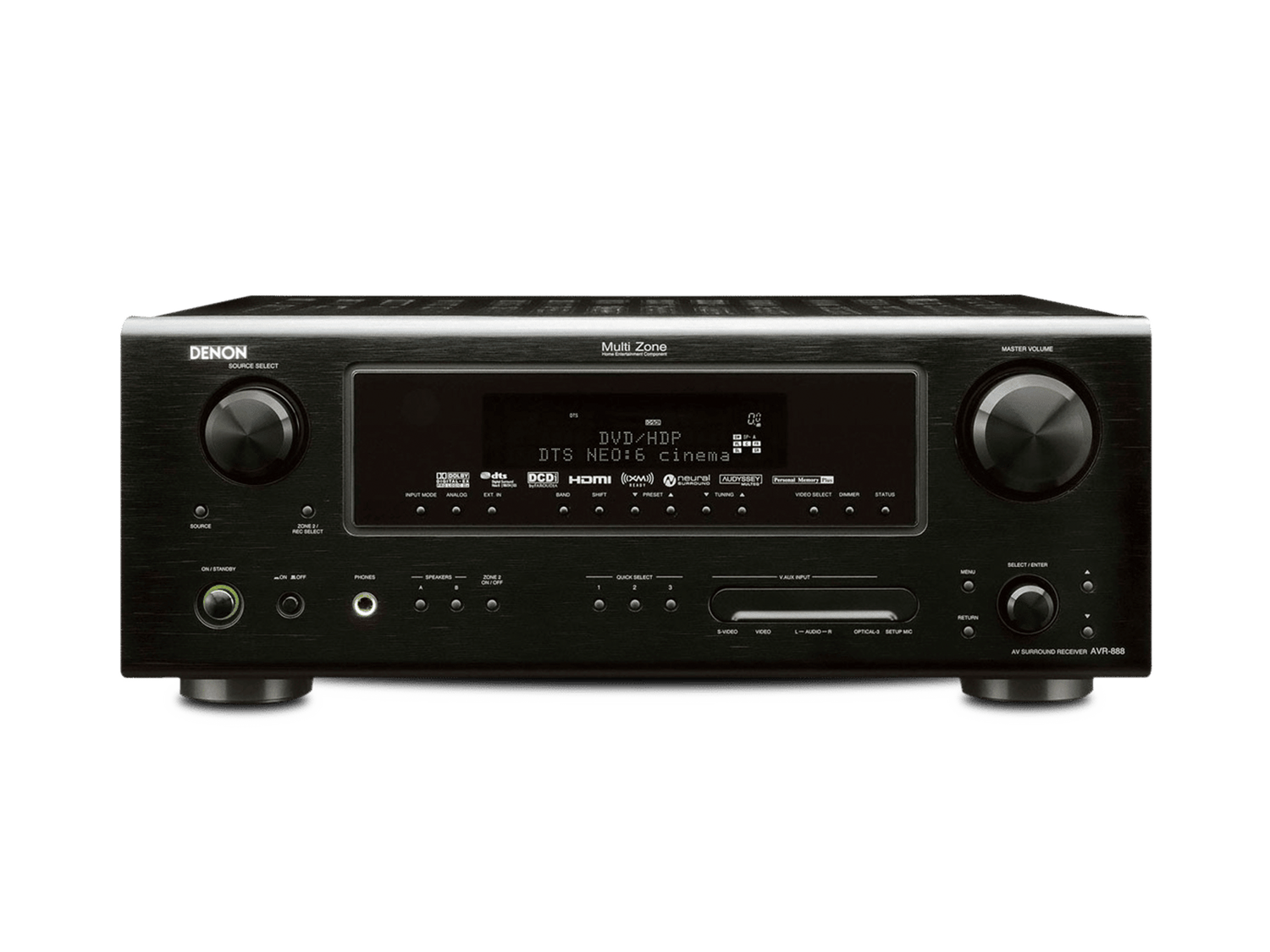 AVR-888, Black, dynamic