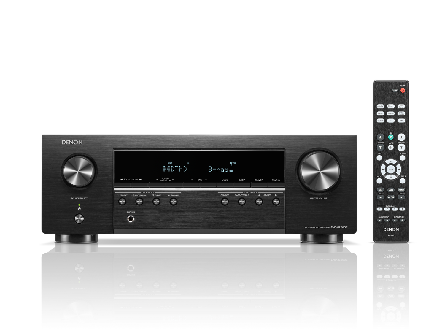 AVR-S270BT, Black, dynamic