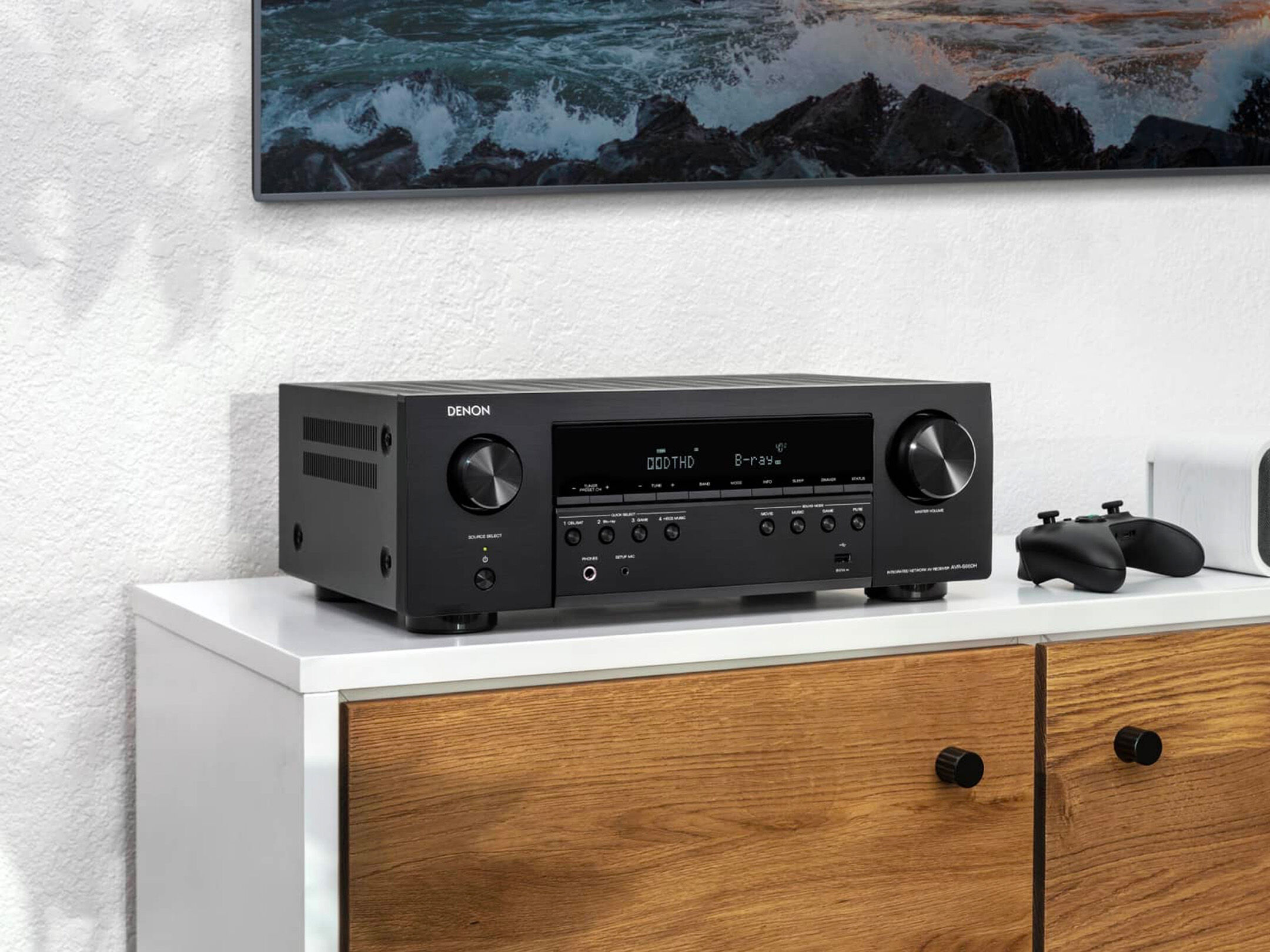 AVR-S660H - 5.2 Ch. 75W 8K AV Receiver Powered by HEOS™ | Denon