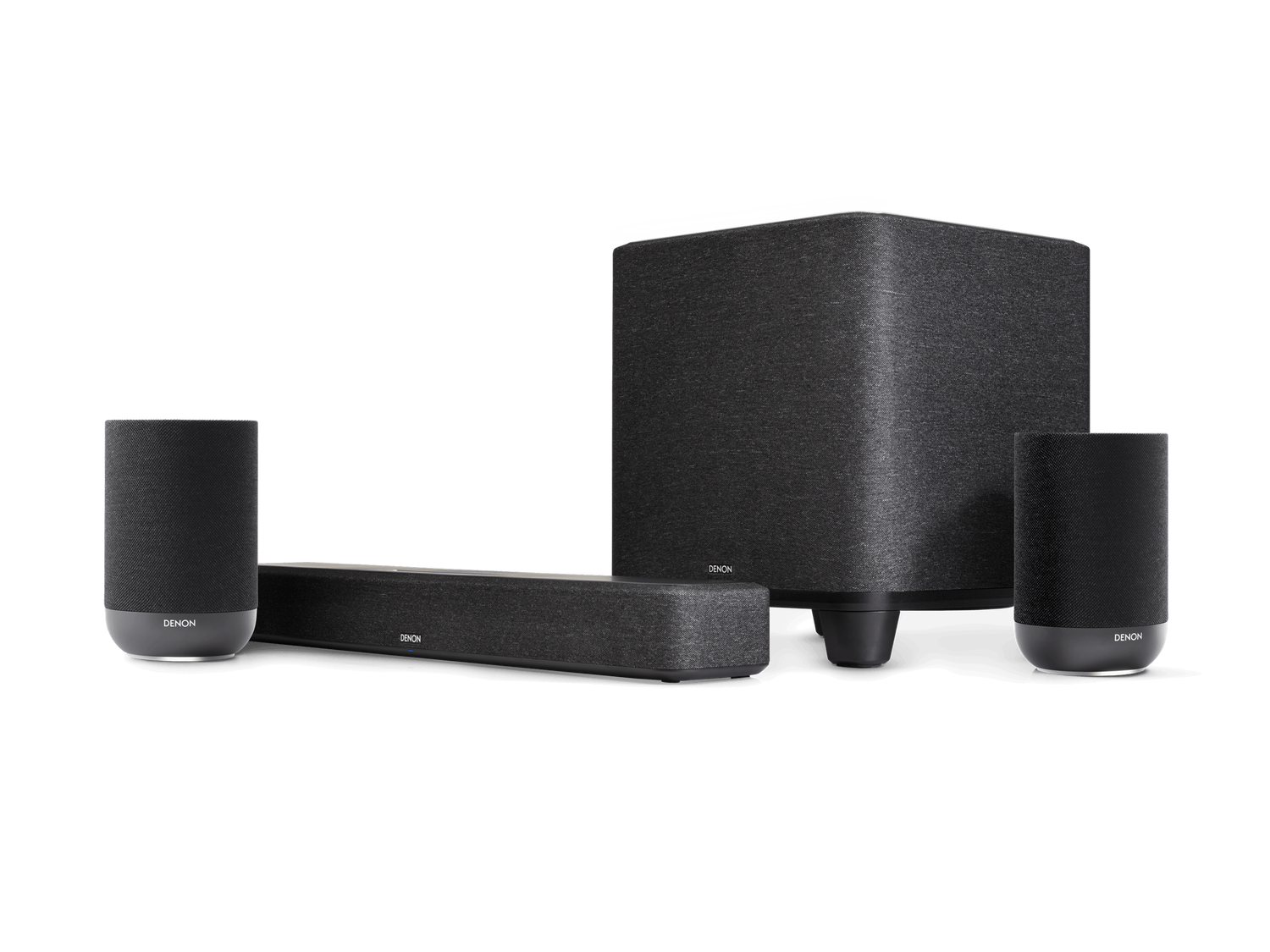 Denon Home Wireless 5.1 Home Theater System Bundle, Black, dynamic