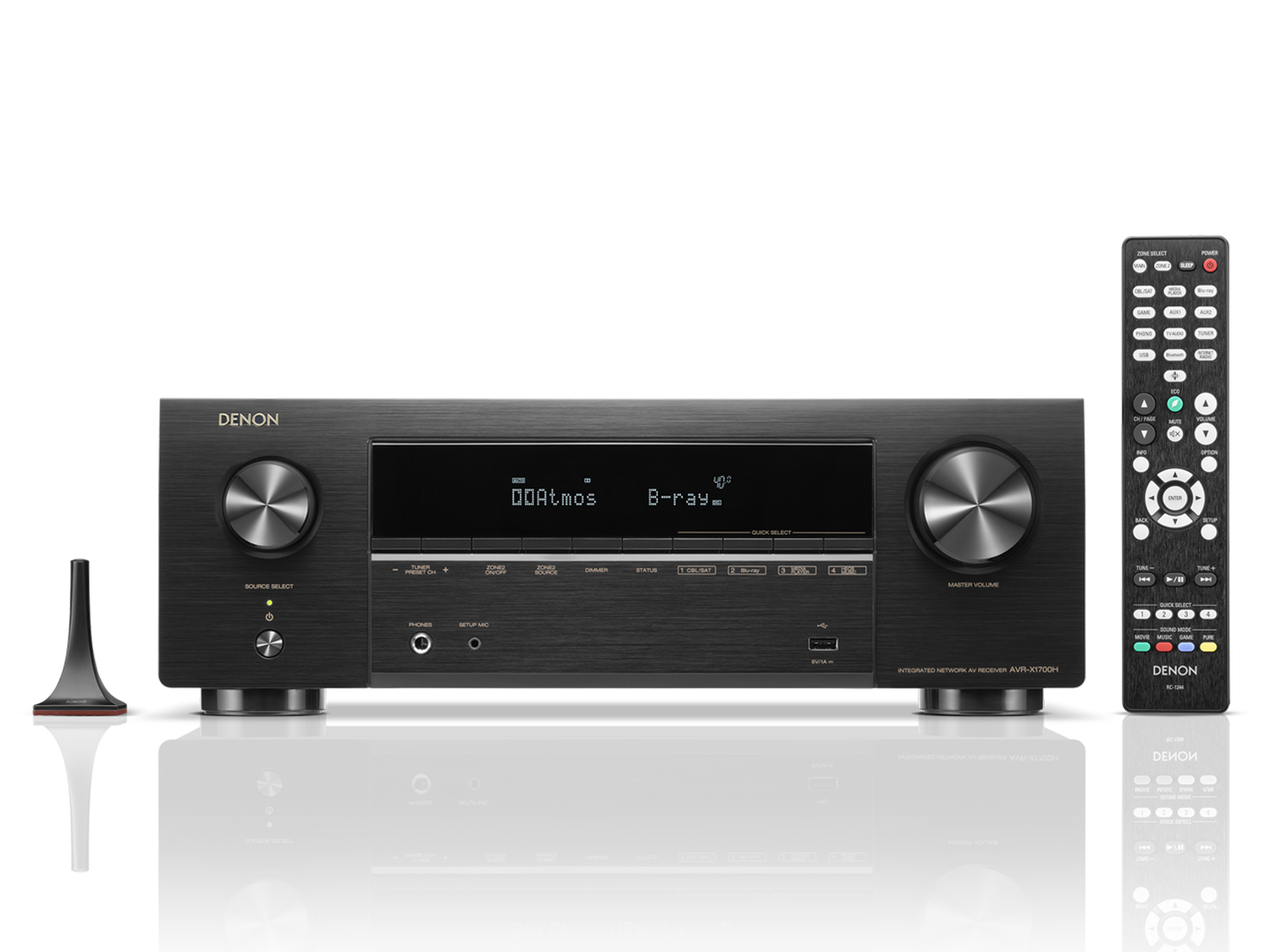 AVR-X1700H, Black, dynamic