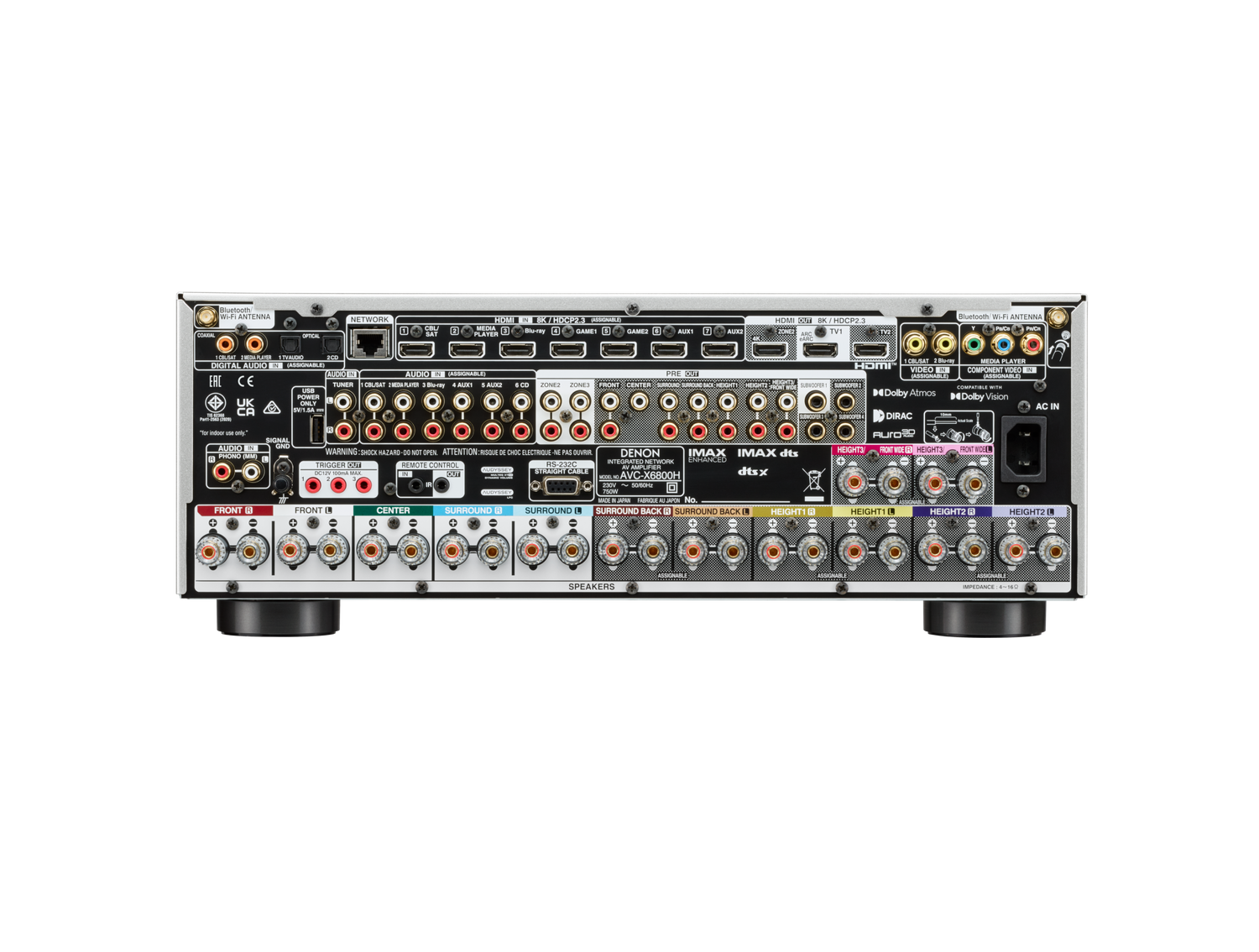 AVC-X6800H, 銀色, dynamic