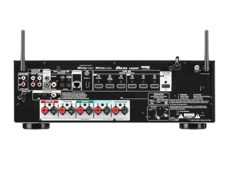 AVR-S670H, Black, dynamic