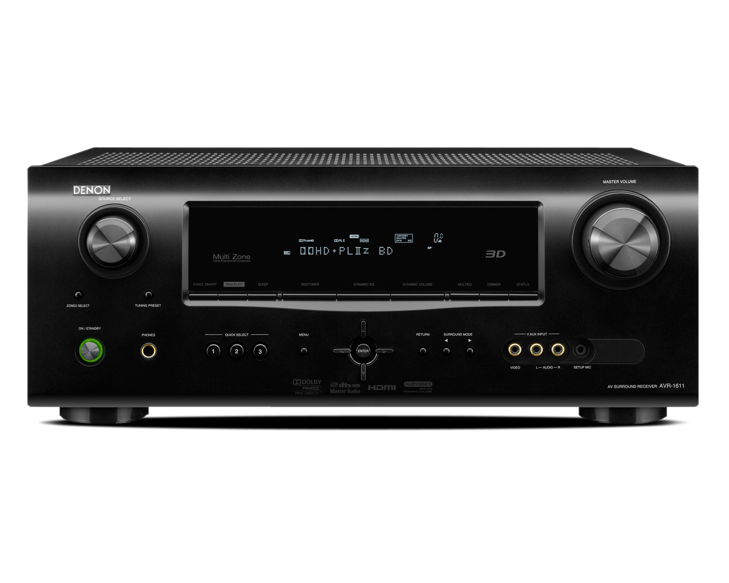AVR-1611 - 5.1 Ch. 90W HD AV Receiver | Denon - United States