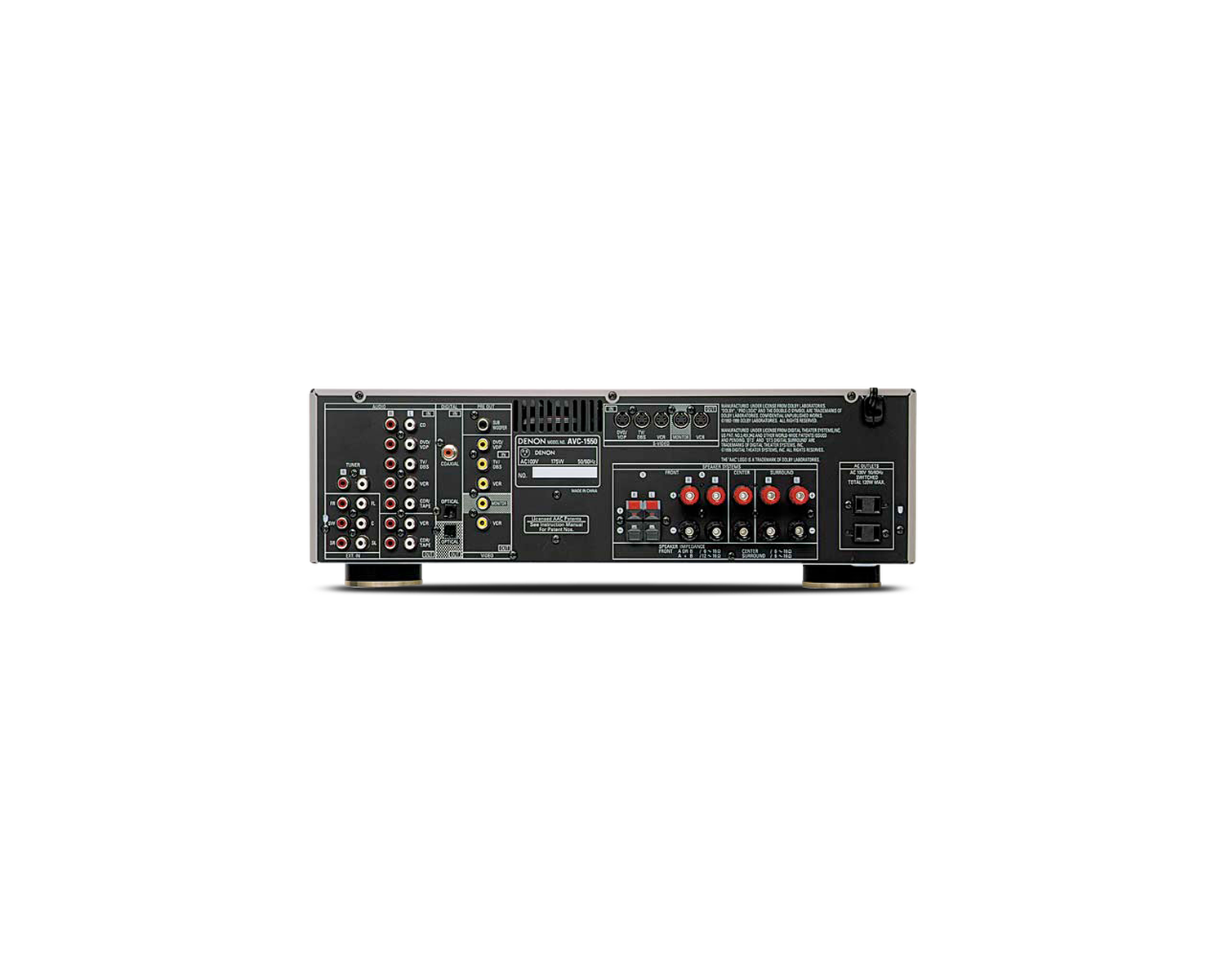 AVC-1550 - AVアンプ | Denon - 日本